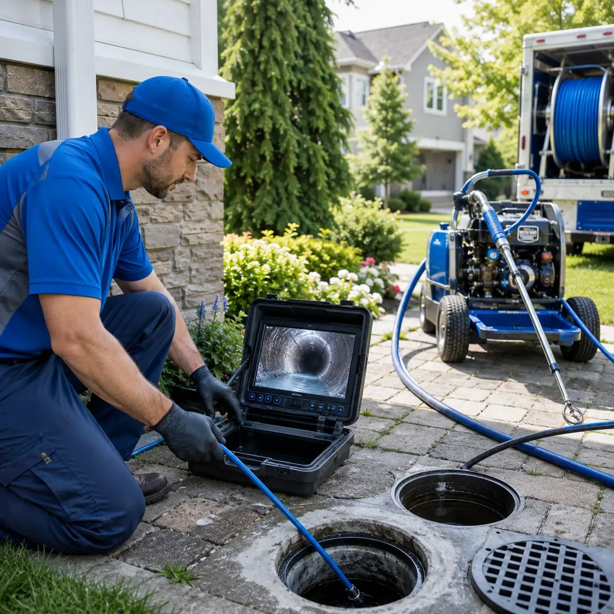 Outdoor drain cleaning professionals serving Mineral Wells, WV