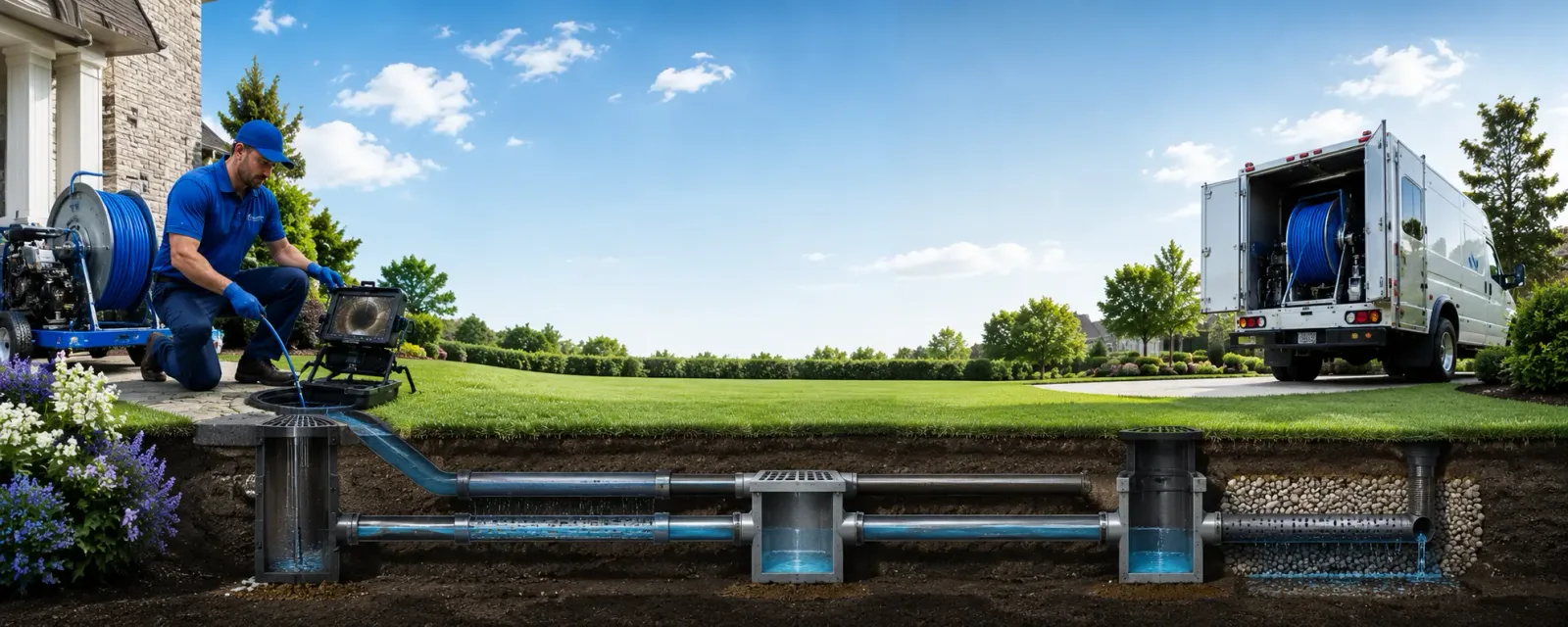 Outdoor drain cleaning information for Mineral Wells, WV